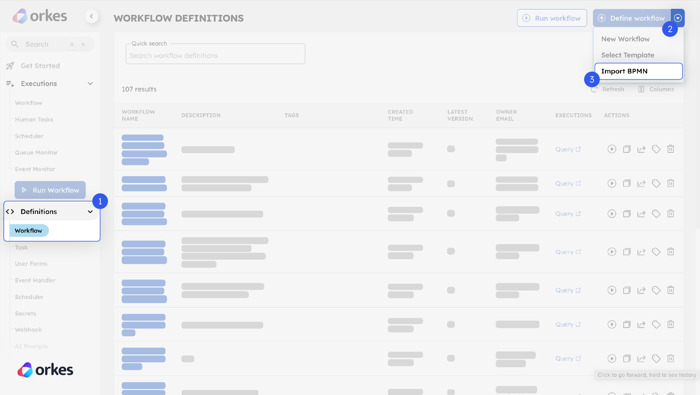 Importing BPMN files to Orkes Conductor