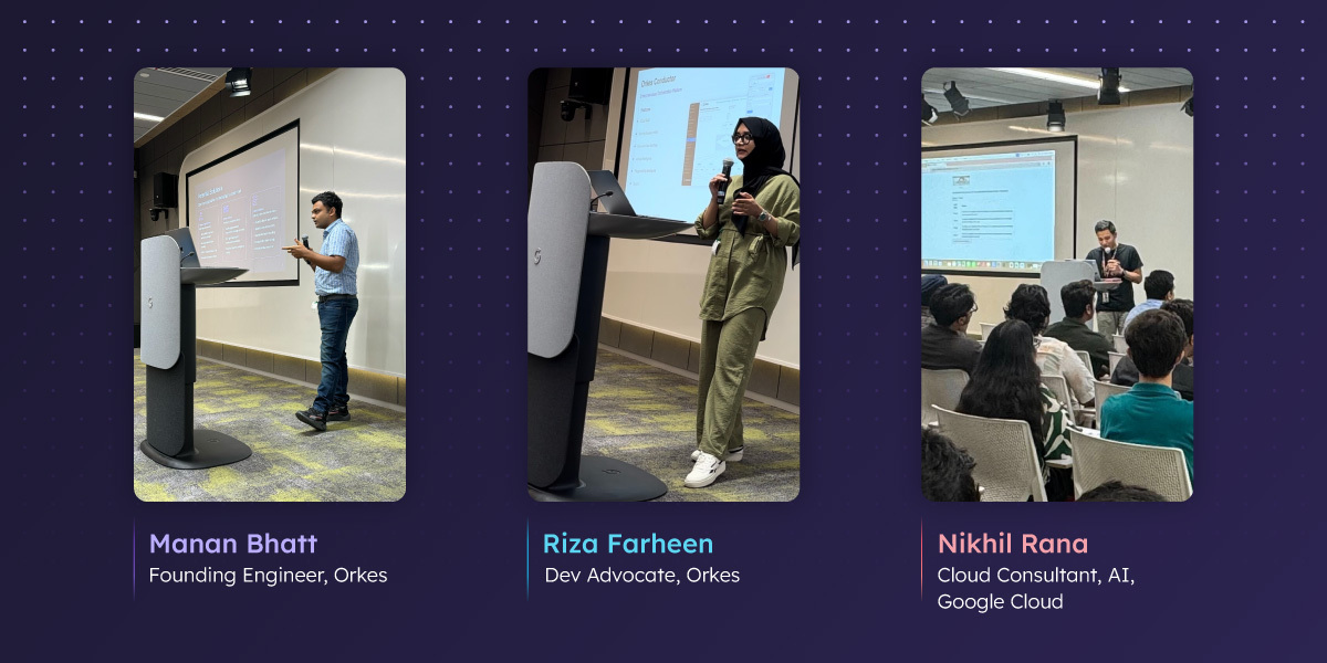 Speakers at AI Orchestration Meetup
